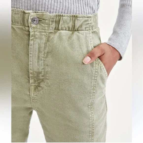7 for all Mankind Light Olive Green Jogger Slim Fit Jeans Sz 29 - Picture 3 of 16